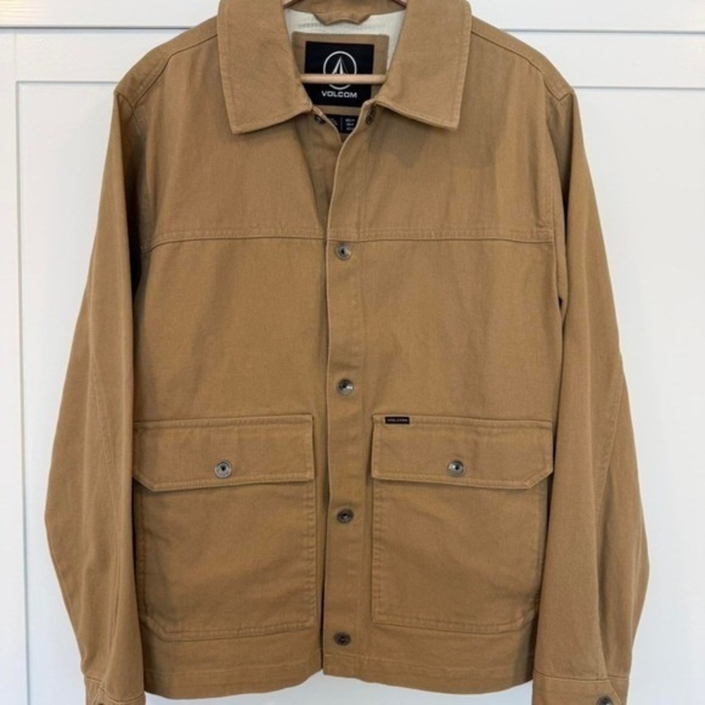 Volcom Barton Tan Khaki Jacket -M